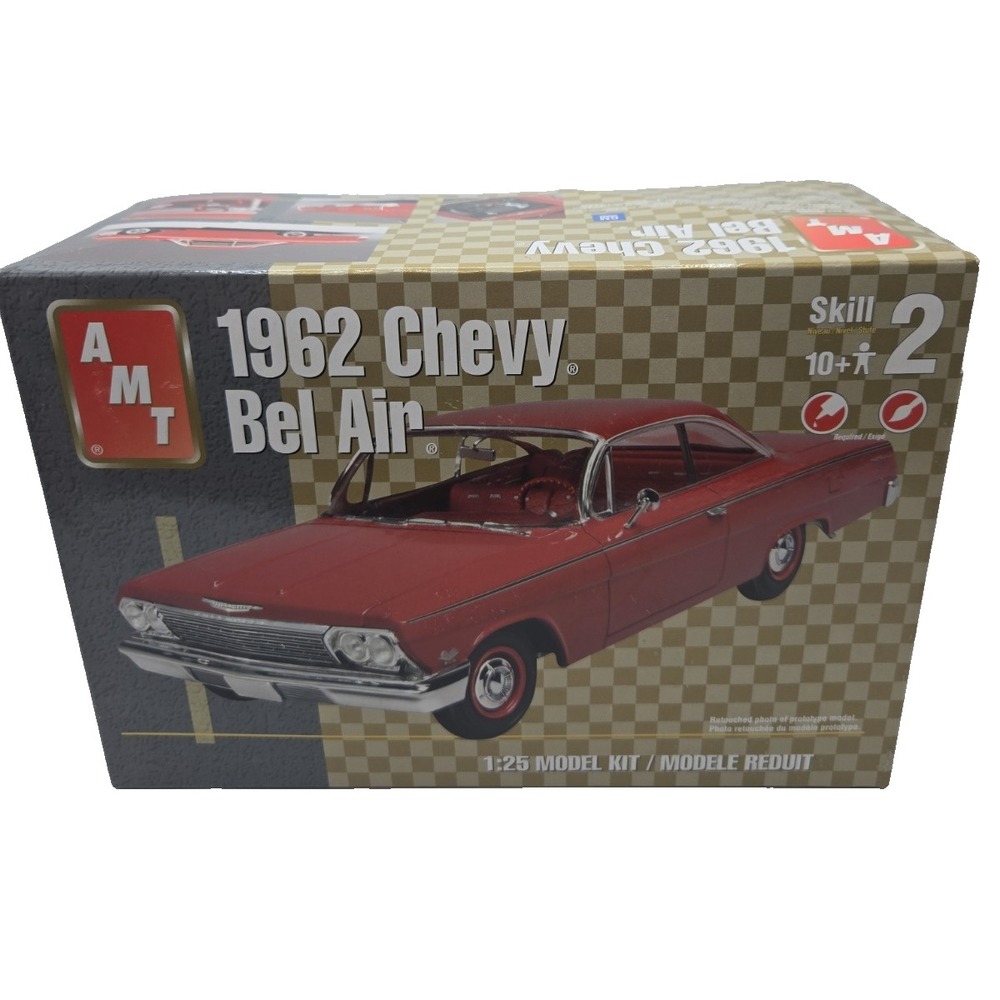 AMT  Ertl 1962 Chevy Bel Air 1:25  New Open Box  Sealed  Packs
